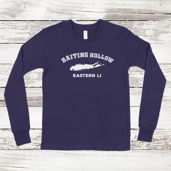 Baiting Hollow Eastern LI Long Sleeve T-shirt | Kids