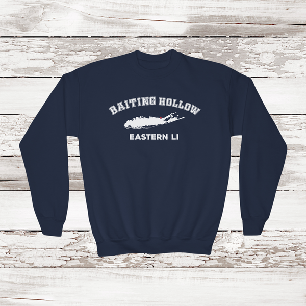 Baiting Hollow Eastern Long Island Crewneck Sweatshirt | Kids