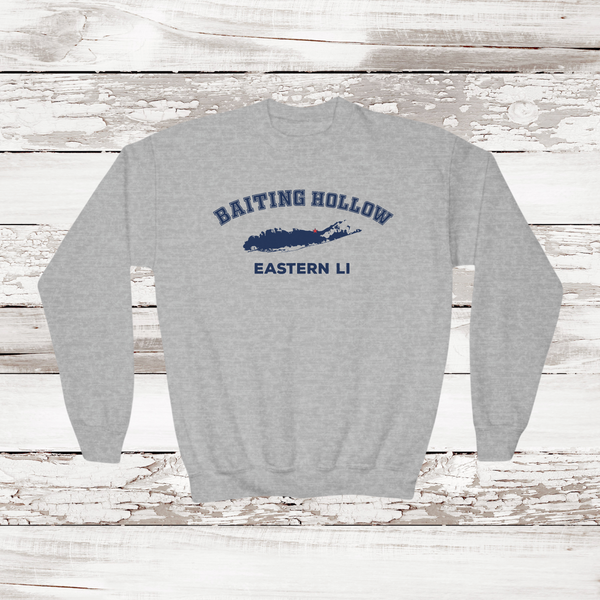 Baiting Hollow Eastern Long Island Crewneck Sweatshirt | Kids