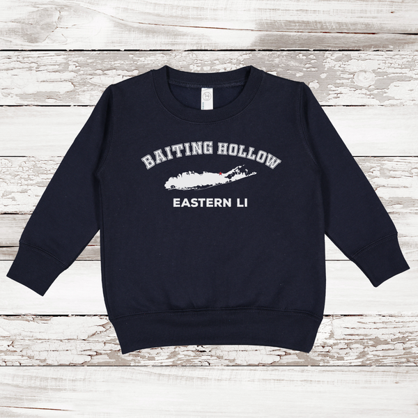 Baiting Hollow Eastern LI Toddler Fleece Sweatshirt