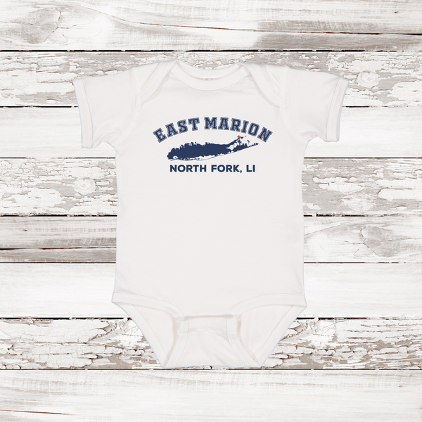 East Marion North Fork LI Baby Onesie