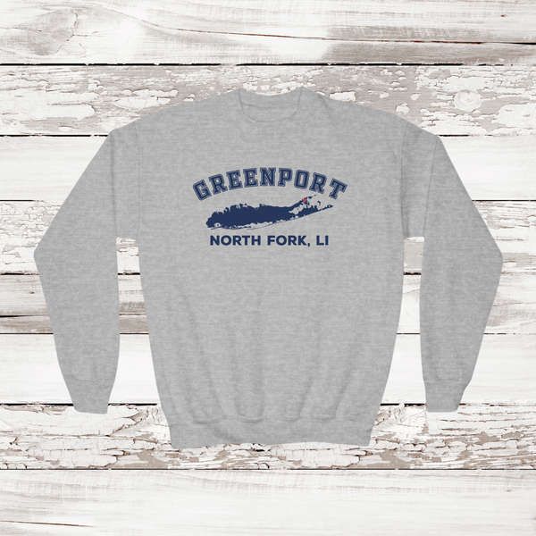Greenport North Fork Crewneck Sweatshirt | Kids