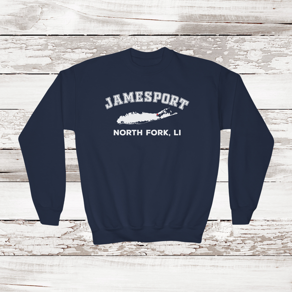 Jamesport North Fork Crewneck Sweatshirt | Kids