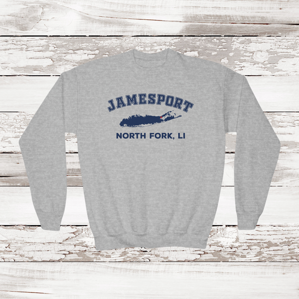 Jamesport North Fork Crewneck Sweatshirt | Kids