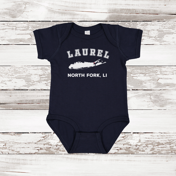 Laurel North Fork LI Baby Onesie