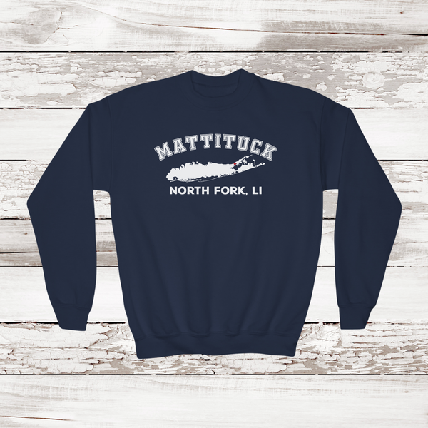 Mattituck North Fork Crewneck Sweatshirt | Kids