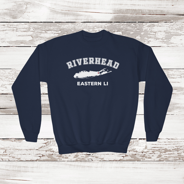 Riverhead Eastern Long Island Crewneck Sweatshirt | Kids
