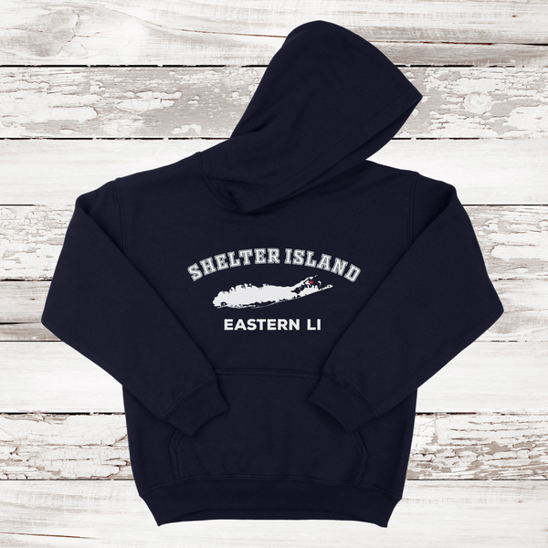 Shelter Island Eastern Long Island Hoodie | Kids