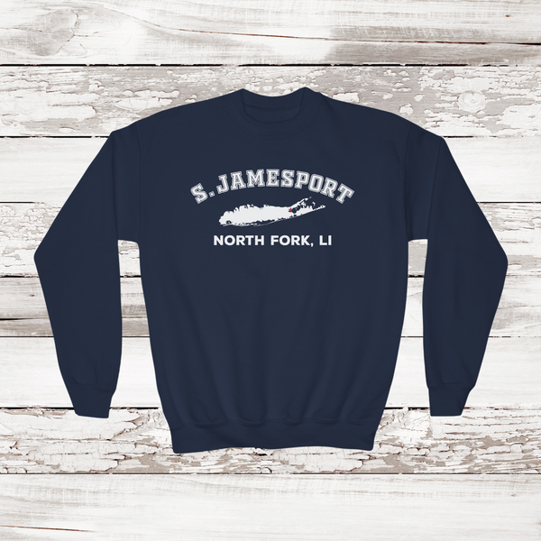 South Jamesport North Fork Crewneck Sweatshirt | Kids