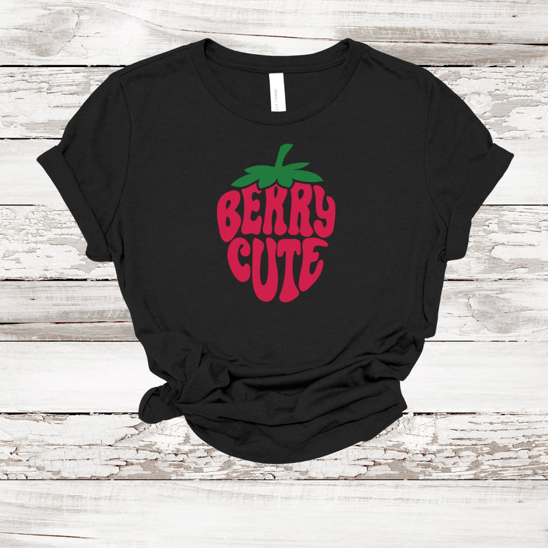 Berry Cute Strawberry T-shirt | Women's Relaxed Fit