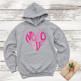 NOFO Love Hoodie | Holiday 2024 | Adult Unisex Sport Grey