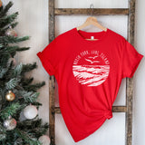 North Fork Long Island Sea & Gulls T-shirt | Holiday 2024 | Adult Unisex Really Red