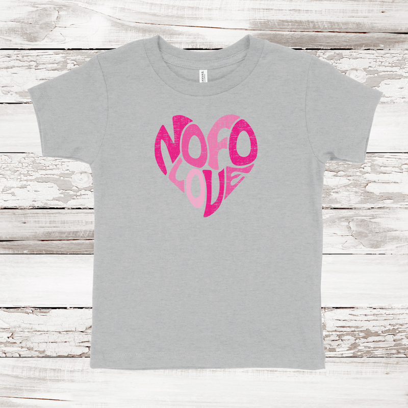 NOFO Love Heart T-shirt | Toddler | Premium