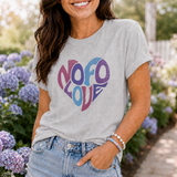 NOFO Love Heart T-shirt | Adult Unisex