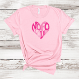 NOFO Love Heart T-shirt | Adult Unisex