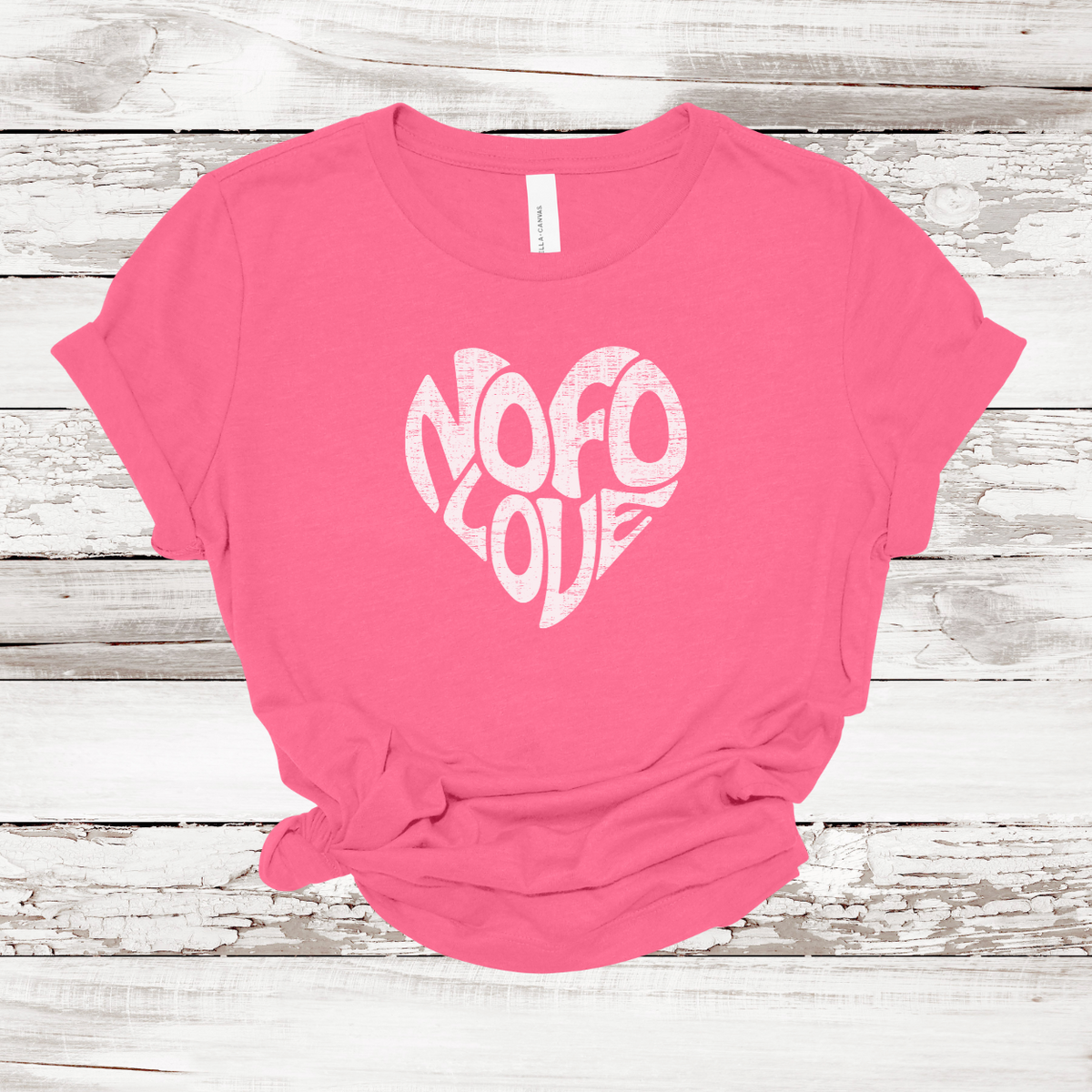 NOFO Love Heart T-shirt | Women's Relaxed Fit – NOFO Gear