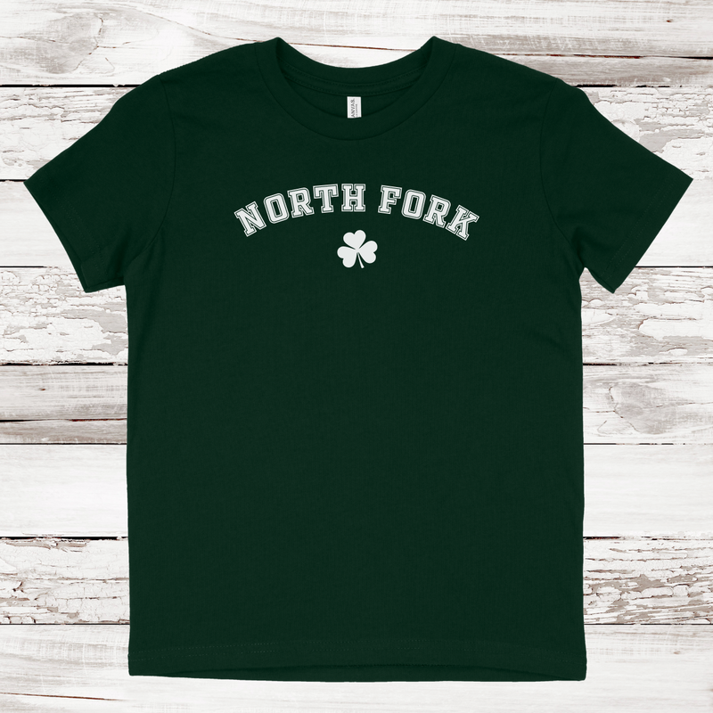 North Fork Shamrock T-shirt | Kids | Premium Forest