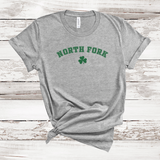 North Fork Shamrock T-shirt | Adult Unisex | St. Patrick's Day Athletic Heather