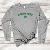 North Fork Shamrock Long Sleeve T-shirt | Adult Unisex | St. Patrick's Day