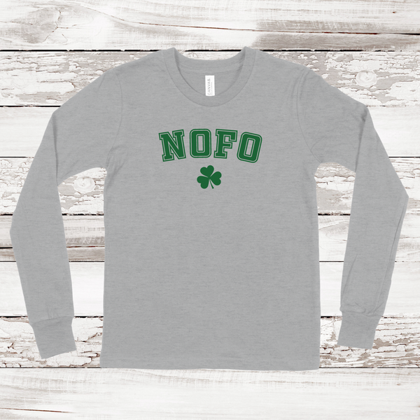 NOFO Shamrock Long Sleeve T-shirt | Kids | St. Patrick's Day
