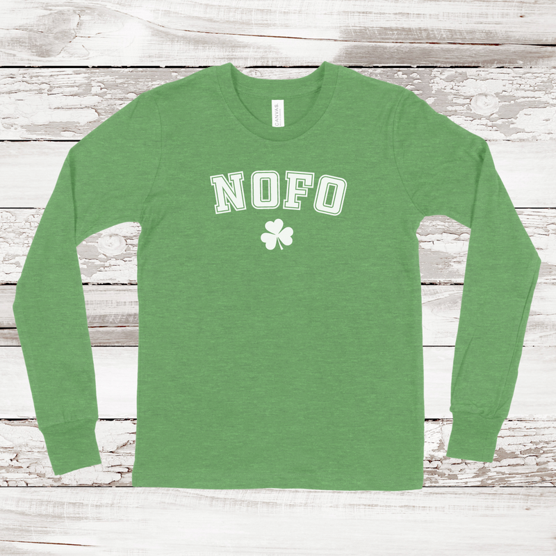 NOFO Shamrock Long Sleeve T-shirt | Kids | St. Patrick's Day
