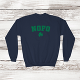 NOFO Shamrock Crewneck Sweatshirt | Kids | St. Patrick's Day