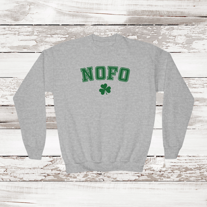 NOFO Shamrock Crewneck Sweatshirt | Kids | St. Patrick's Day