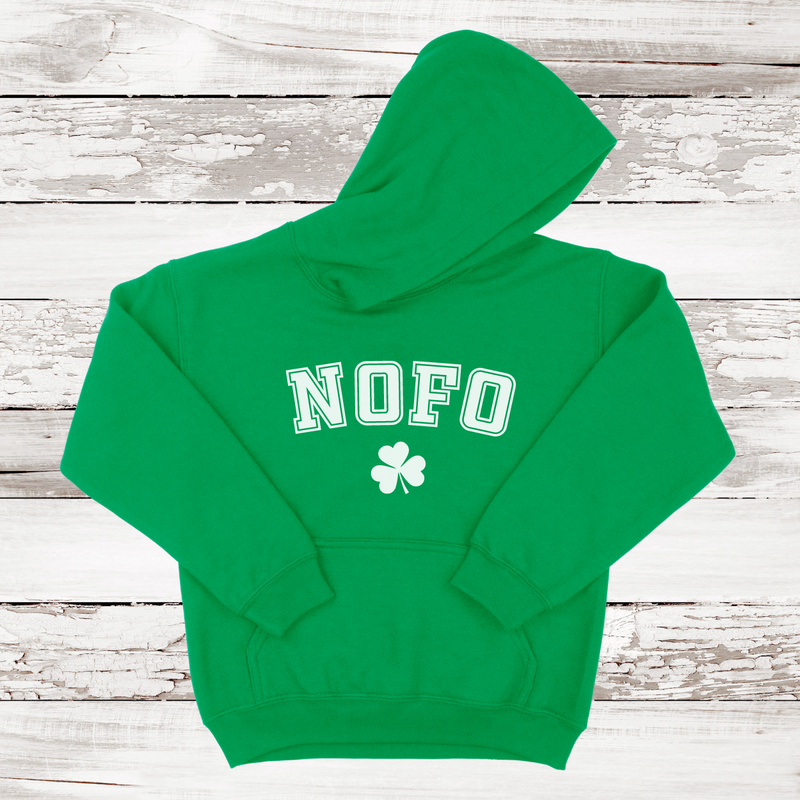 NOFO Shamrock Hoodie | Kids | St. Patrick's Day