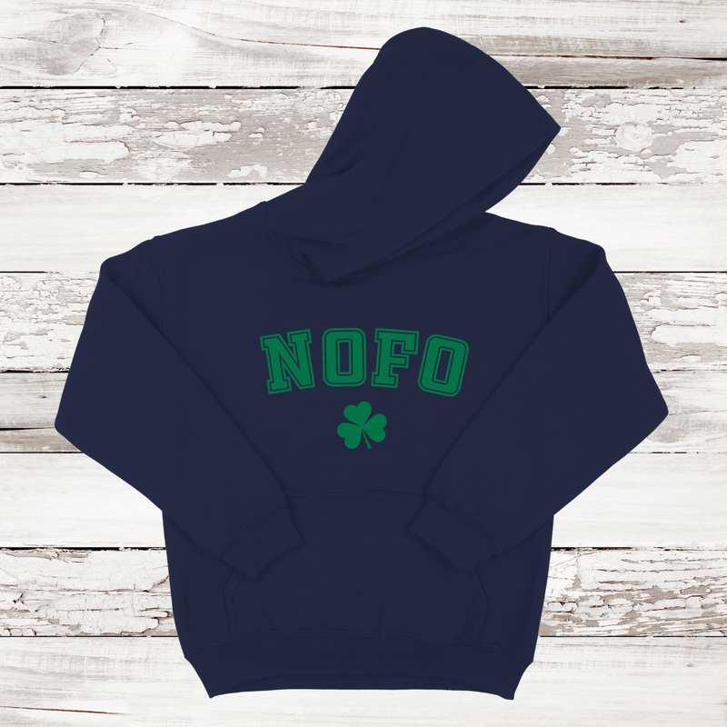 NOFO Shamrock Hoodie | Kids | St. Patrick's Day