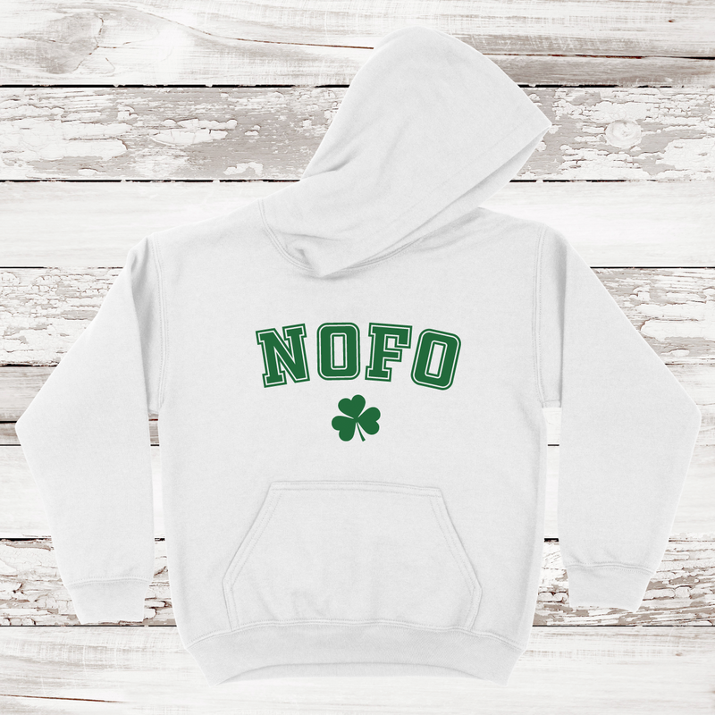 NOFO Shamrock Hoodie | Kids | St. Patrick's Day