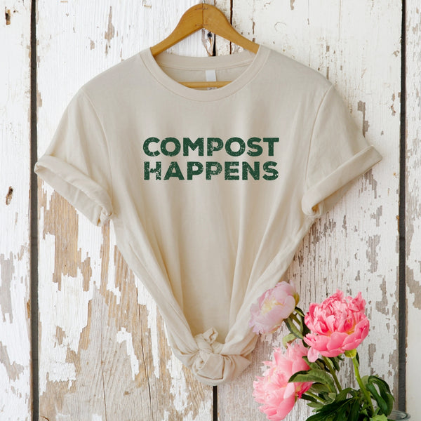 Compost Happens T-shirt | Adult Unisex