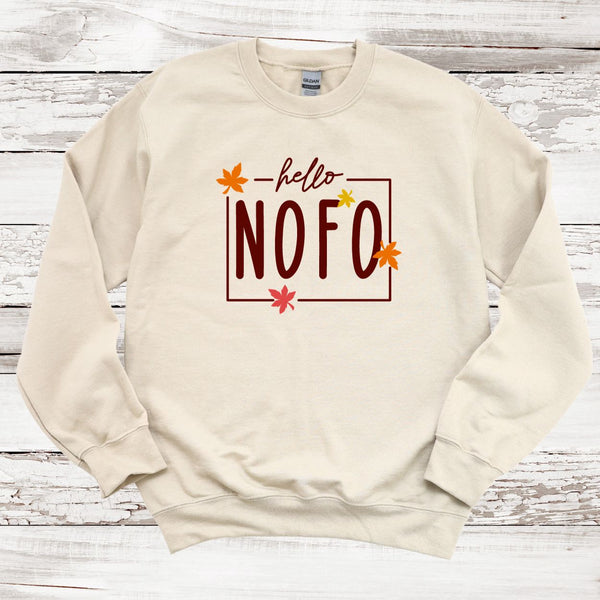 NEW! Hello NOFO Fall 🍁  Sweatshirt | Adult Unisex