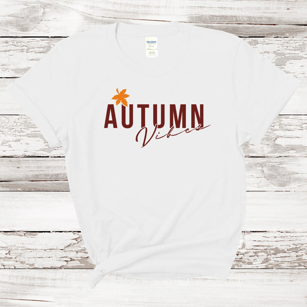 NEW! Autumn Vibes Fall 🍁 T-shirt | Adult Unisex | Midweight