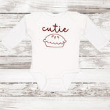 NEW! Cutie Pie Fall 🍁 Long Sleeve Baby Onesie