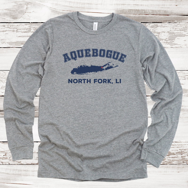 Aquebogue North Fork LI Long Sleeve T-shirt | Adult Unisex