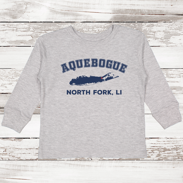 Aquebogue North Fork LI Long Sleeve T-shirt | Toddler