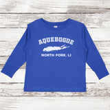 Aquebogue North Fork LI Long Sleeve T-shirt | Toddler
