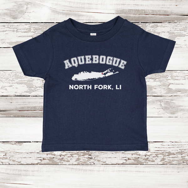 Aquebogue North Fork LI Toddler Short Sleeve T-shirt