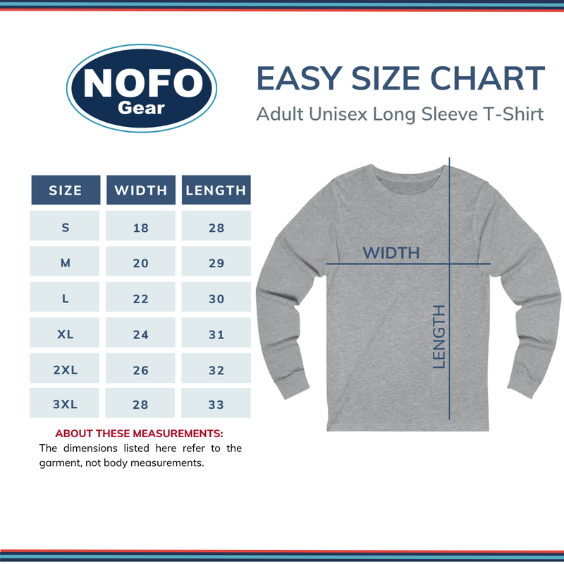 Greenport North Fork Long Sleeve T-shirt | Classic Colors | Adult Unisex