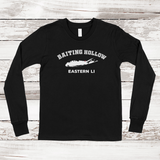 Baiting Hollow Eastern LI Long Sleeve T-shirt | Classic Colors | Kids Black