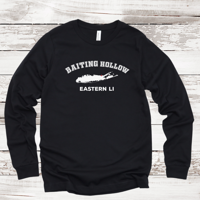 Baiting Hollow Eastern LI Long Sleeve T-shirt | Adult Unisex