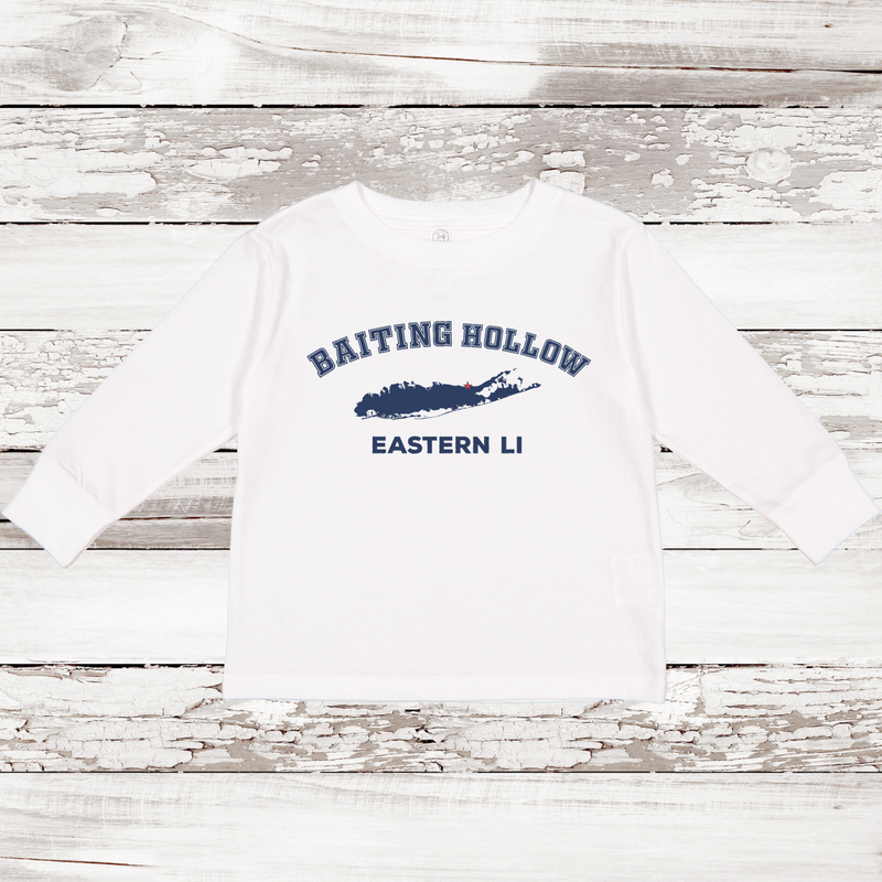 Baiting Hollow Eastern LI Long Sleeve T-shirt | Toddler
