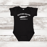 Baiting Hollow Eastern LI Baby Onesie | Classic Colors Black