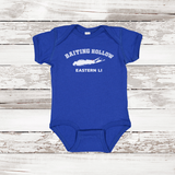 Baiting Hollow Eastern LI Baby Onesie | Classic Colors Royal