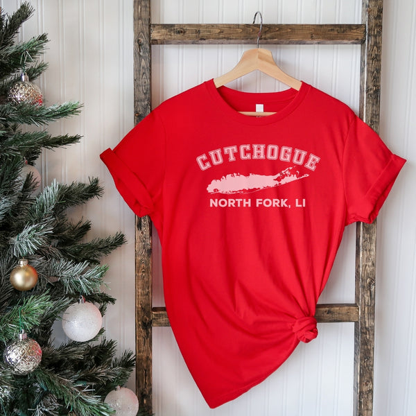 Cutchogue North Fork LI T-shirts | Holiday 2024 | Adult Unisex Very Red