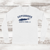 Cutchogue North Fork Long Sleeve T-shirt | Classic Colors | Kids White
