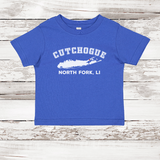 Cutchogue North Fork LI Short Sleeve T-shirt | Classic Colors | Toddler Royal