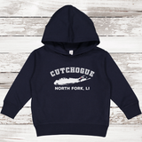 Cutchogue North Fork LI Fleece Hoodie | Classic Colors |Toddler Navy