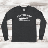 East Marion North Fork Long Sleeve T-shirt | Classic Colors | Kids Dark Grey Heather
