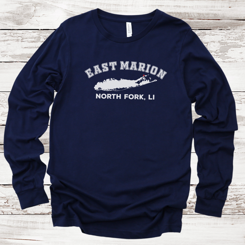 East Marion North Fork Long Sleeve T-shirt | Adult Unisex